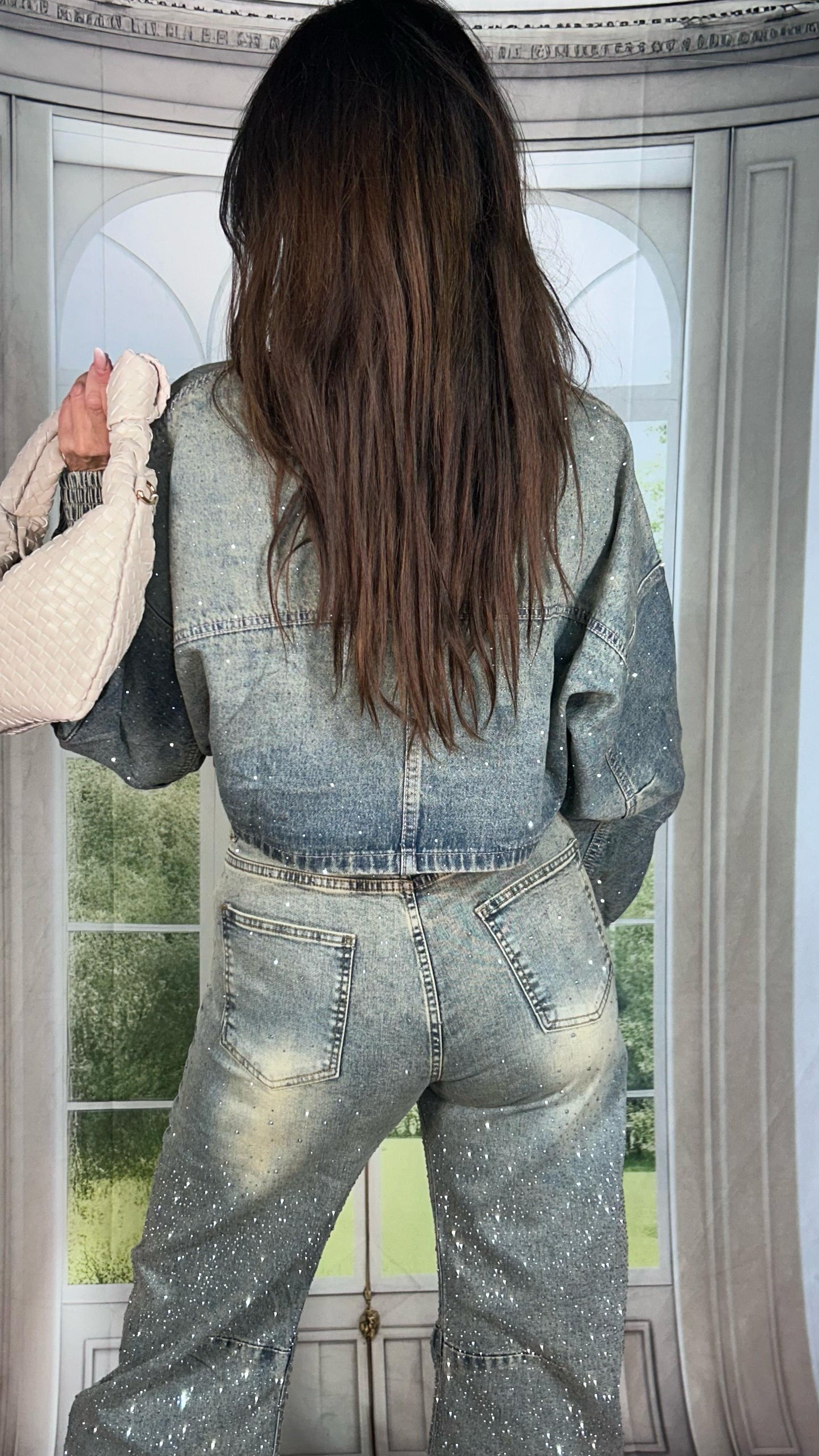 Jeans balloon Cristallo