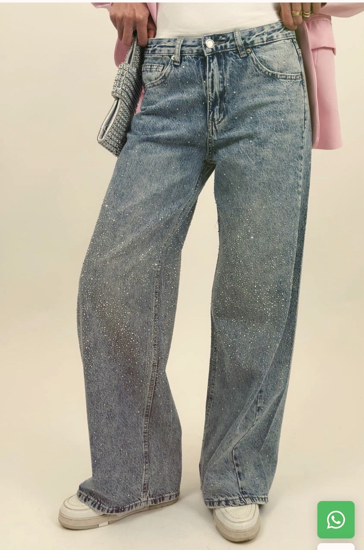 Jeans Hollywood cristalli