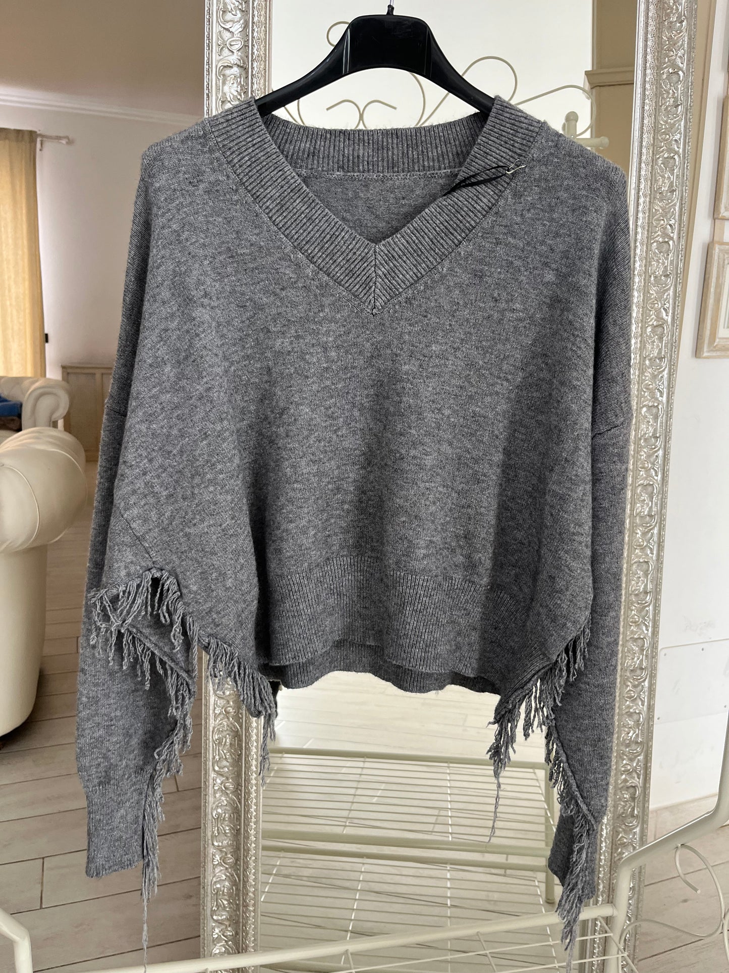 Maglione frange