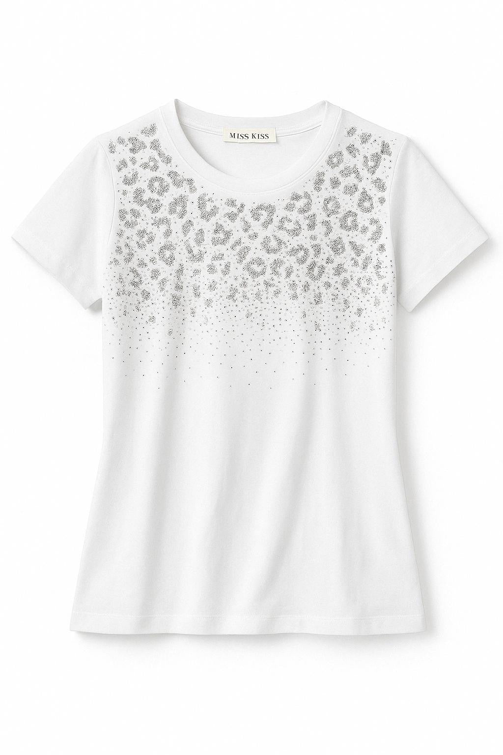 T-shirt Leopard Shine