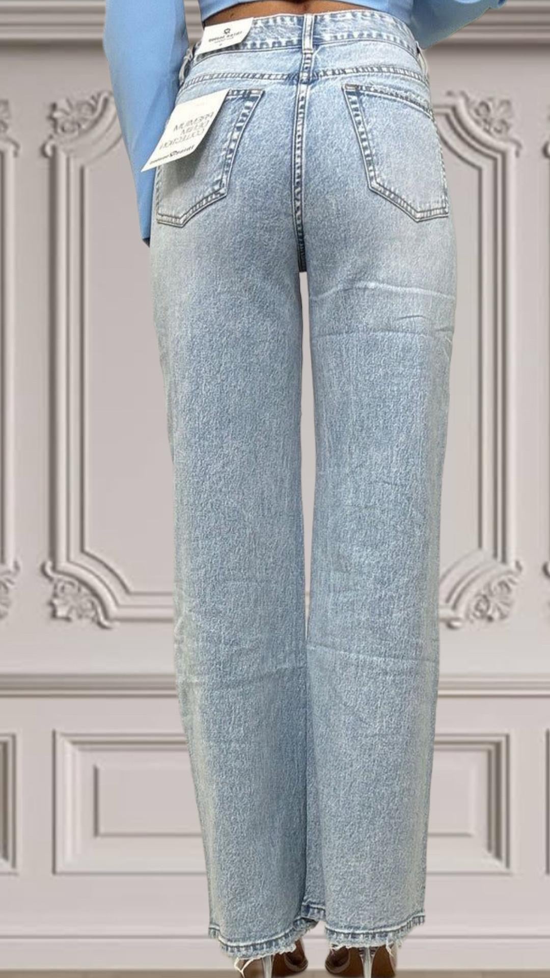Jeans acqua marina