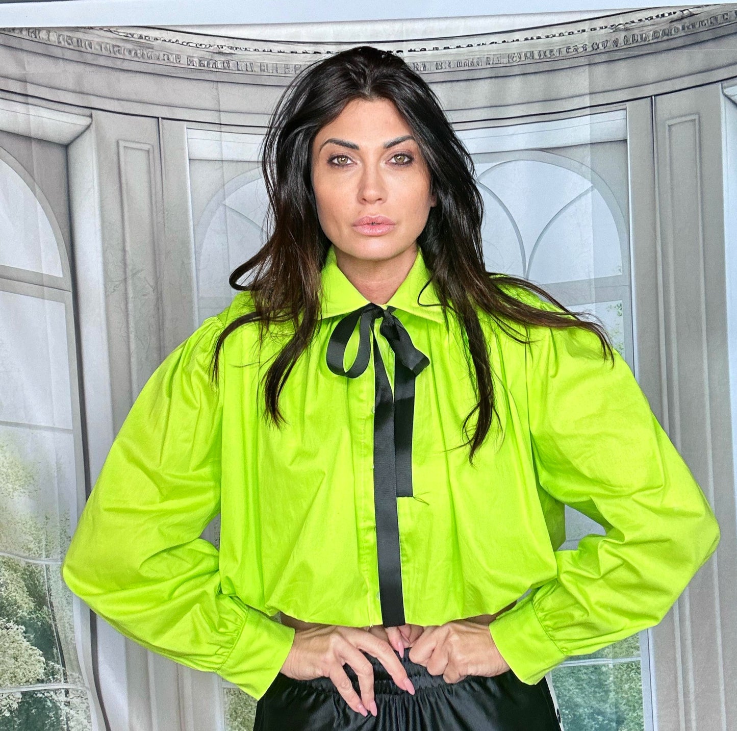 Camicia Crop più colori
